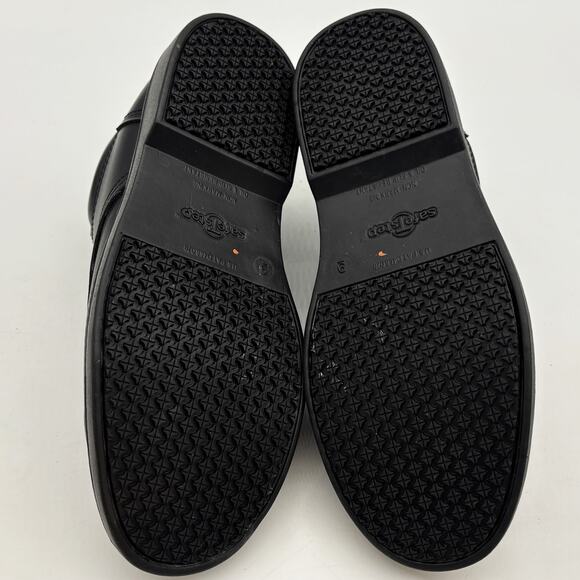 Safe T Step Work Shoes Mens 9 Black Lace Up Slip Resistant Sole Comfort 137921 - Picture 6 of 10